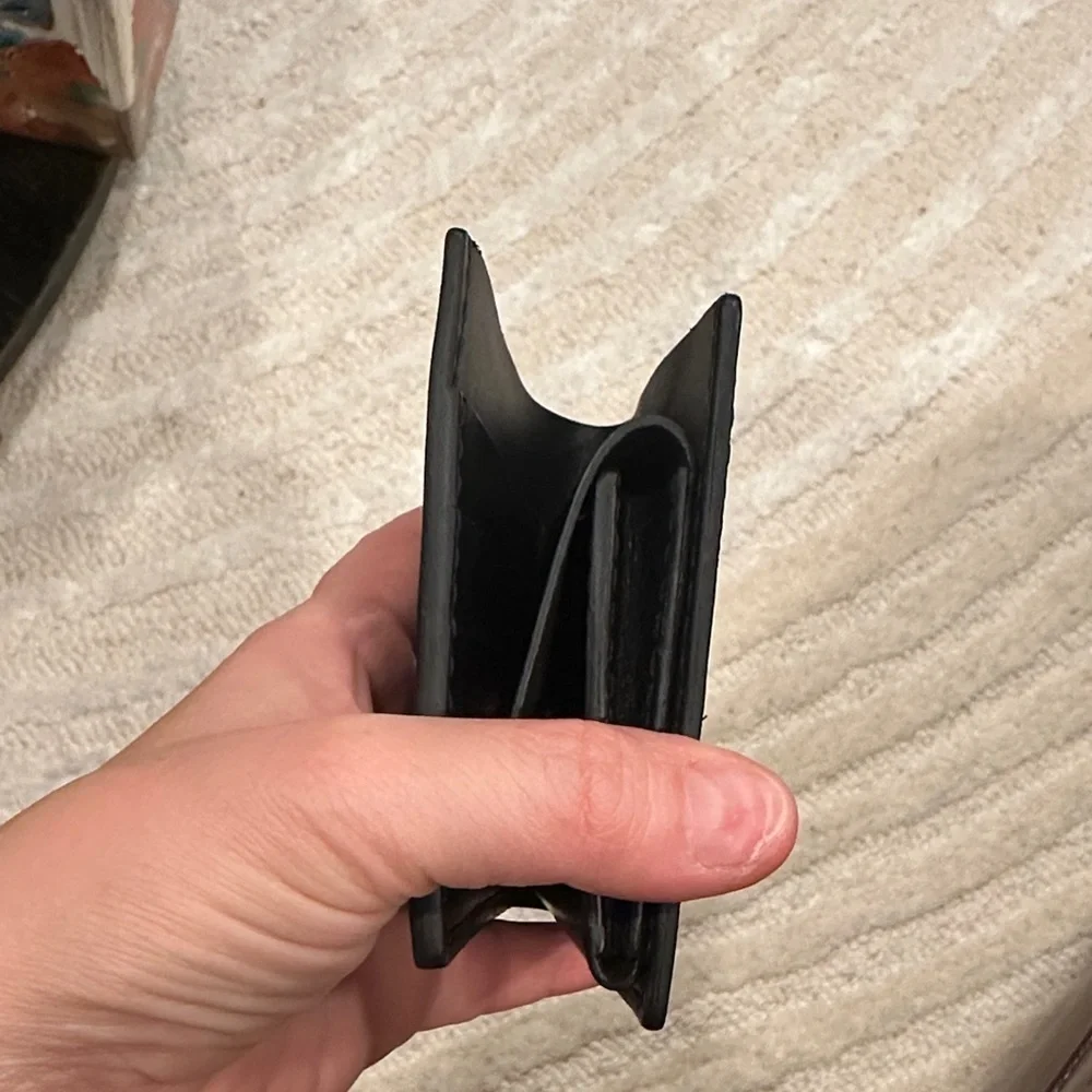 Handcrafted Black Leather Wallet